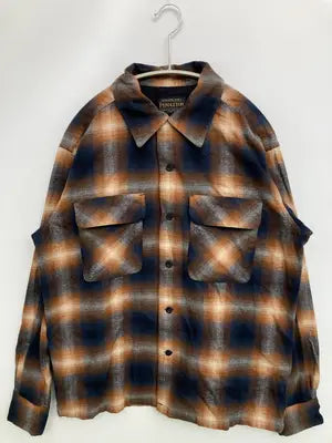 PENDLETON/ペンドルトン/シャツ/ブラウス/トップス/ブラウン/S