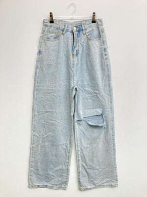 デニムパンツ/パンツ/スカイブルー/M