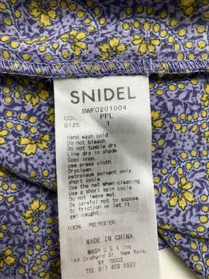 SNIDEL/スナイデル/ワンピース/ワンピース/ドレス/ブルー/1
