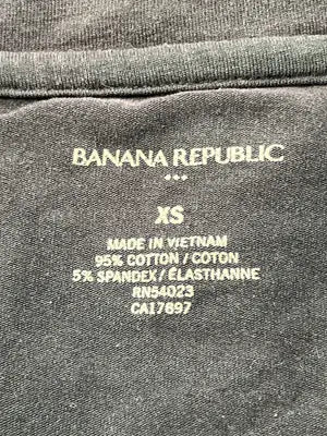 BANANA REPUBLIC/バナナリパブリック/Tシャツ/カットソー/トップス/ブラック/XS