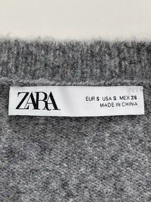 ZARA/ザラ/カーディガン/ボレロ/トップス/グレー/S
