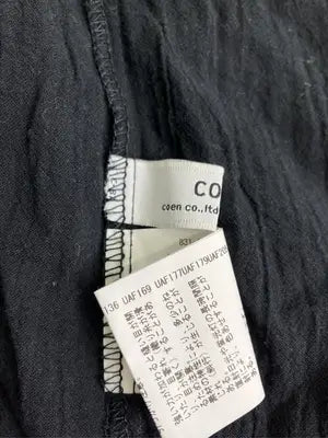 coen/コーエン/シャツ/ブラウス/トップス/ブラック/L