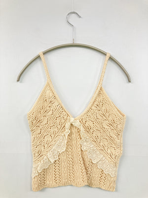 ZARA/ザラ/キャミソール/トップス/ベージュ/EUR XS/USA XS/MEX 24