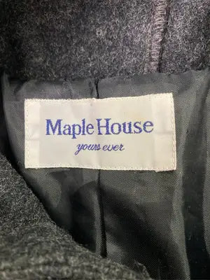 Maple House/チェスターコート/ジャケット/アウター/ブラック/M