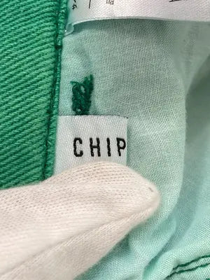 Chip Clip/チップクリップ/デニムパンツ/パンツ/グリーン/L