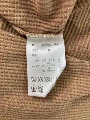 BACK NUMBER/バックナンバー/Tシャツ/カットソー/トップス/ブラウン/M