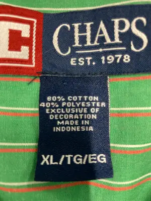 CHAPS/チャップス/シャツ/ブラウス/トップス/グリーン/XL