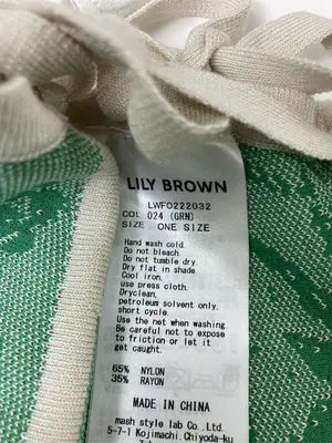 Lily brown/リリーブラウン/シャツワンピース/ワンピース/ドレス/アイボリー/one size