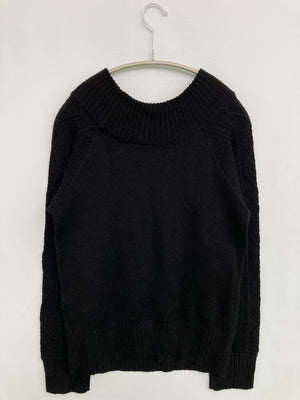 C.D.S/シーディーエス/ニット/セーター/トップス/ブラック/L