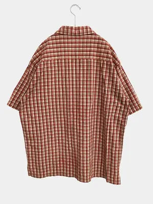LUCKY STRIKE/ラッキーストライク/シャツ/ブラウス/トップス/レッド/L