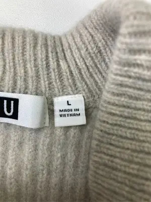 UNIQLO U/ユニクロユー/ニット/セーター/トップス/ベージュ/L