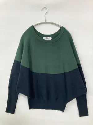 AZUL by MOUSSY/アズールバイマウジー/ニット/セーター/トップス/グリーン/S