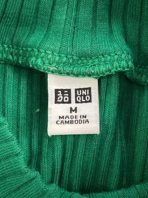 UNIQLO/ユニクロ/ニット/セーター/トップス/グリーン/M