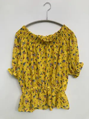 LOWRYS FARM/ローリーズファーム/Tシャツ/カットソー/トップス/イエロー/M