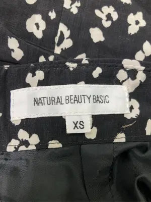 NATURAL BEAUTY BASIC/ナチュラルビューティーベーシック/ロングスカート/スカート/ブラック/XS