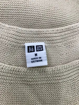 UNIQLO/ユニクロ/Tシャツ/カットソー/トップス/ベージュ/M