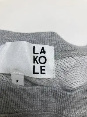 LAKOLE/ラコレ/Tシャツ/カットソー/トップス/グレー/F