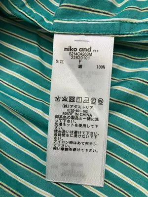 niko and .../ニコアンド/シャツ/ブラウス/トップス/グリーン/F