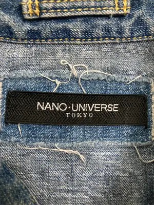 NANO-UNIVERSE/ナノユニバース/シャツ/ブラウス/トップス/スカイブルー/S