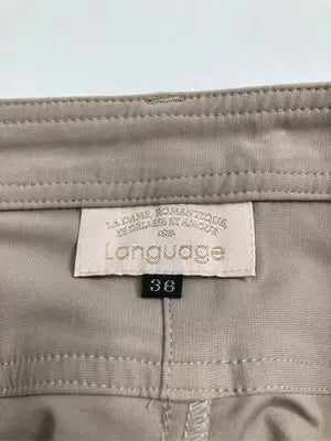 Language/その他パンツ/パンツ/ベージュ/36
