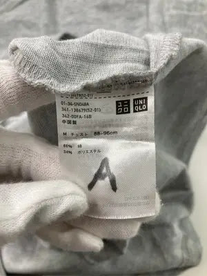 UNIQLO/ユニクロ/Tシャツ/カットソー/トップス/グレー/M