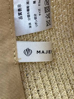 MAJESTIC LEGON/マジェスティックレゴン/ハット/帽子/ベージュ/57.5cm