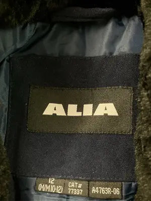 Alia/アリア/ムートンコート/ジャケット/アウター/ネイビー/12(M)