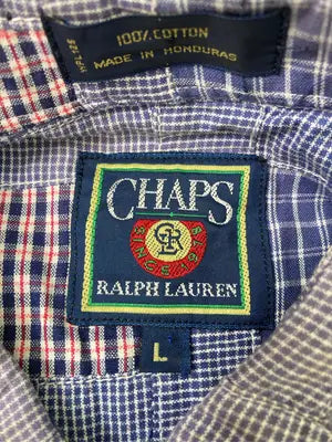 CHAPS RALPH LAUREN/チャップスラルフローレン/シャツ/ブラウス/トップス/ブルー/L