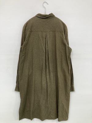 BACK NUMBER/バックナンバー/シャツワンピース/ワンピース/ドレス/ブラウン/M