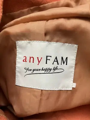 any FAM/エニィファム/ショートコート/ジャケット/アウター/オレンジ/2