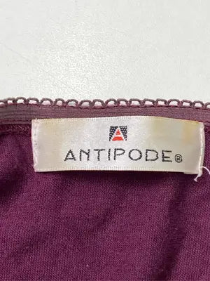 ANTIPODE/Tシャツ/カットソー/トップス/パープル/L