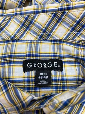 GEORGE/ジョージ/シャツ/ブラウス/トップス/イエロー/XL