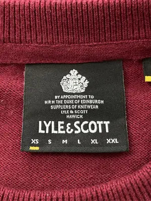 LYLE&SCOTT/ライルアンドスコット/ニット/セーター/トップス/レッド/XS