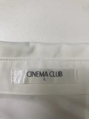 CINEMA CLUB/シネマクラブ/シャツ/ブラウス/トップス/ホワイト/L