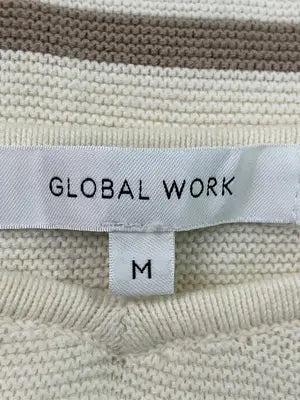 GLOBAL WORK/グローバルワーク/ニット/セーター/トップス/ベージュ/M