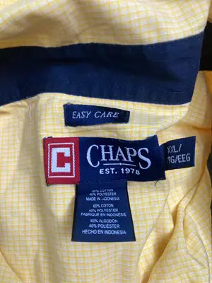 CHAPS/チャップス/シャツ/ブラウス/トップス/イエロー/XXL