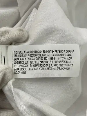 ZARA/ザラ/Tシャツ/カットソー/トップス/ホワイト/S