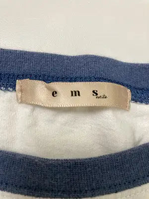 ems excite/エムズエキサイト/Tシャツ/カットソー/トップス/ホワイト/F