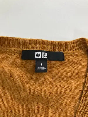 UNIQLO/ユニクロ/ニット/セーター/トップス/オレンジ/S