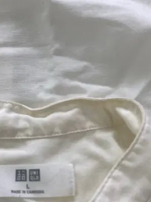 UNIQLO/ユニクロ/シャツ/ブラウス/トップス/ホワイト/L