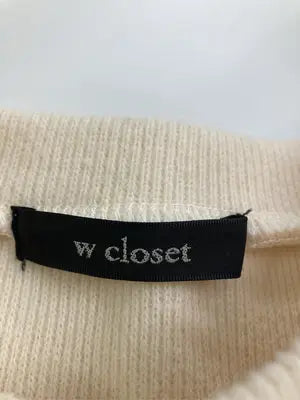 w closet/ダブルクローゼット/ワンピース/ワンピース/ドレス/ホワイト/F