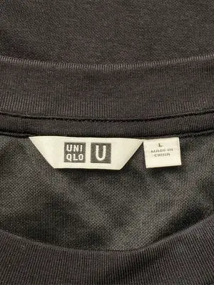UNIQLO U/ユニクロユー/Tシャツ/カットソー/トップス/ブラック/L