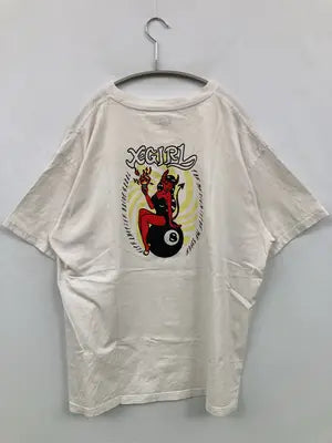X-GIRL/エックスガール/Tシャツ/カットソー/トップス/ホワイト/2