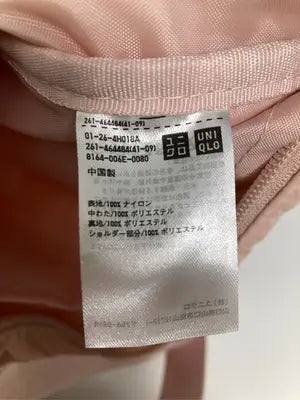 UNIQLO/ユニクロ/ショルダーバッグ/バッグ/ピンク