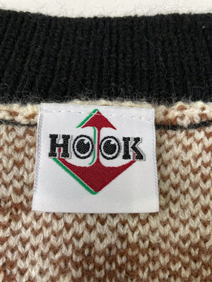 HOOK/フック/ベスト/トップス/ブラウン/M