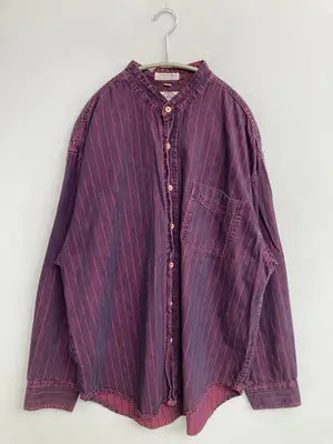 WORLD ISLAND/ワールドアイランド/シャツ/ブラウス/トップス/レッド/XL