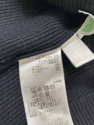 SENSE OF PLACE/センスオブプレイス/ニット/セーター/トップス/ブラック/One size