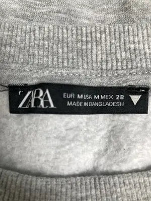 ZARA/ザラ/スウェット/トップス/グレー/USA M