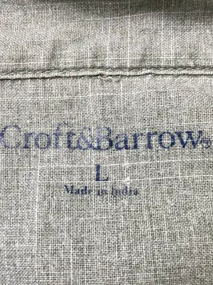 croft&barrow/クラフトアンドバロー/シャツ/ブラウス/トップス/カーキ/L