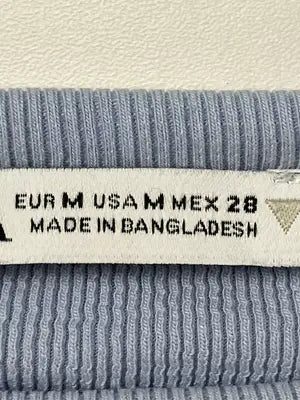 ZARA/ザラ/Tシャツ/カットソー/トップス/スカイブルー/USA M